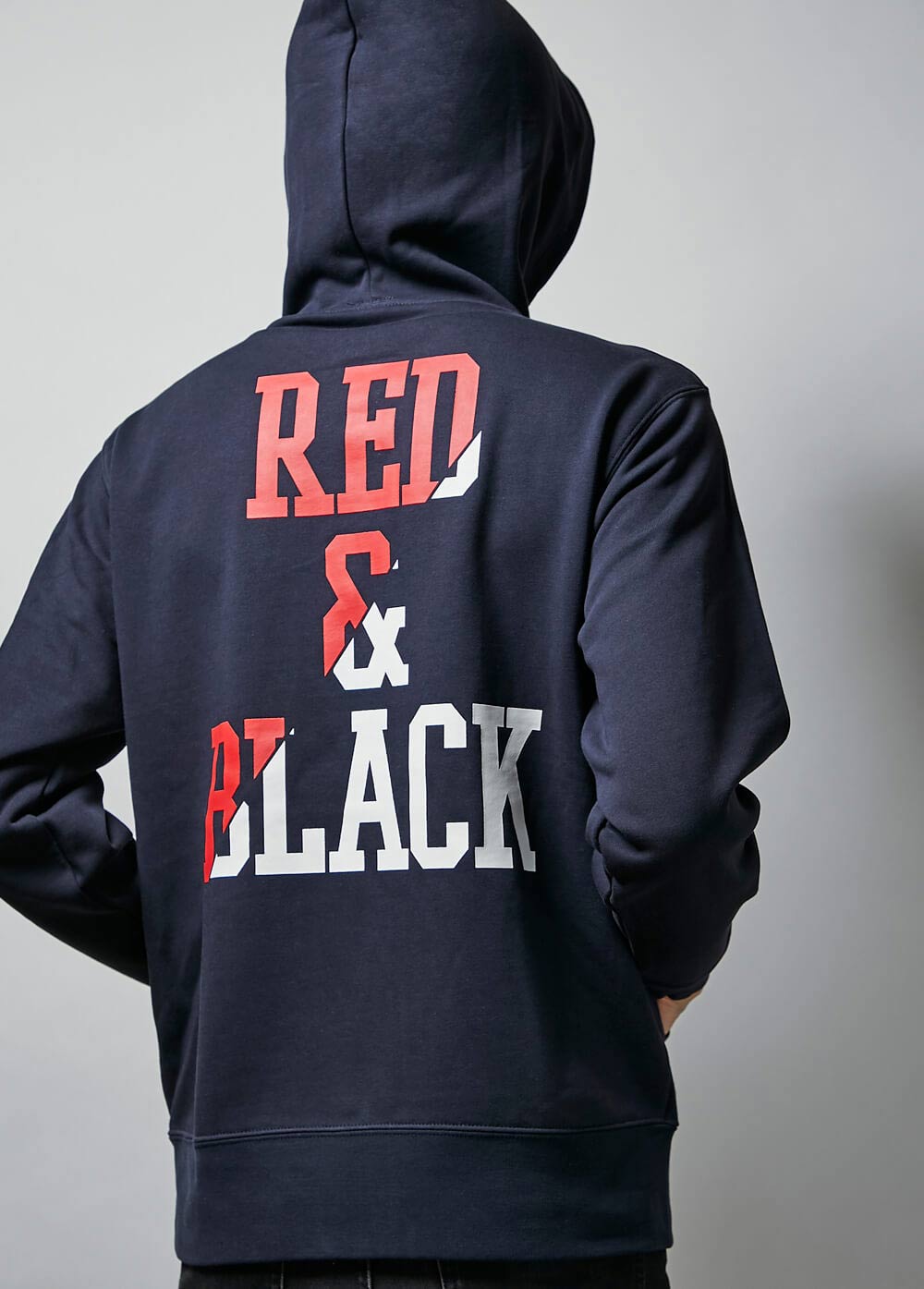 RED AND BLACK Zip Hoodie