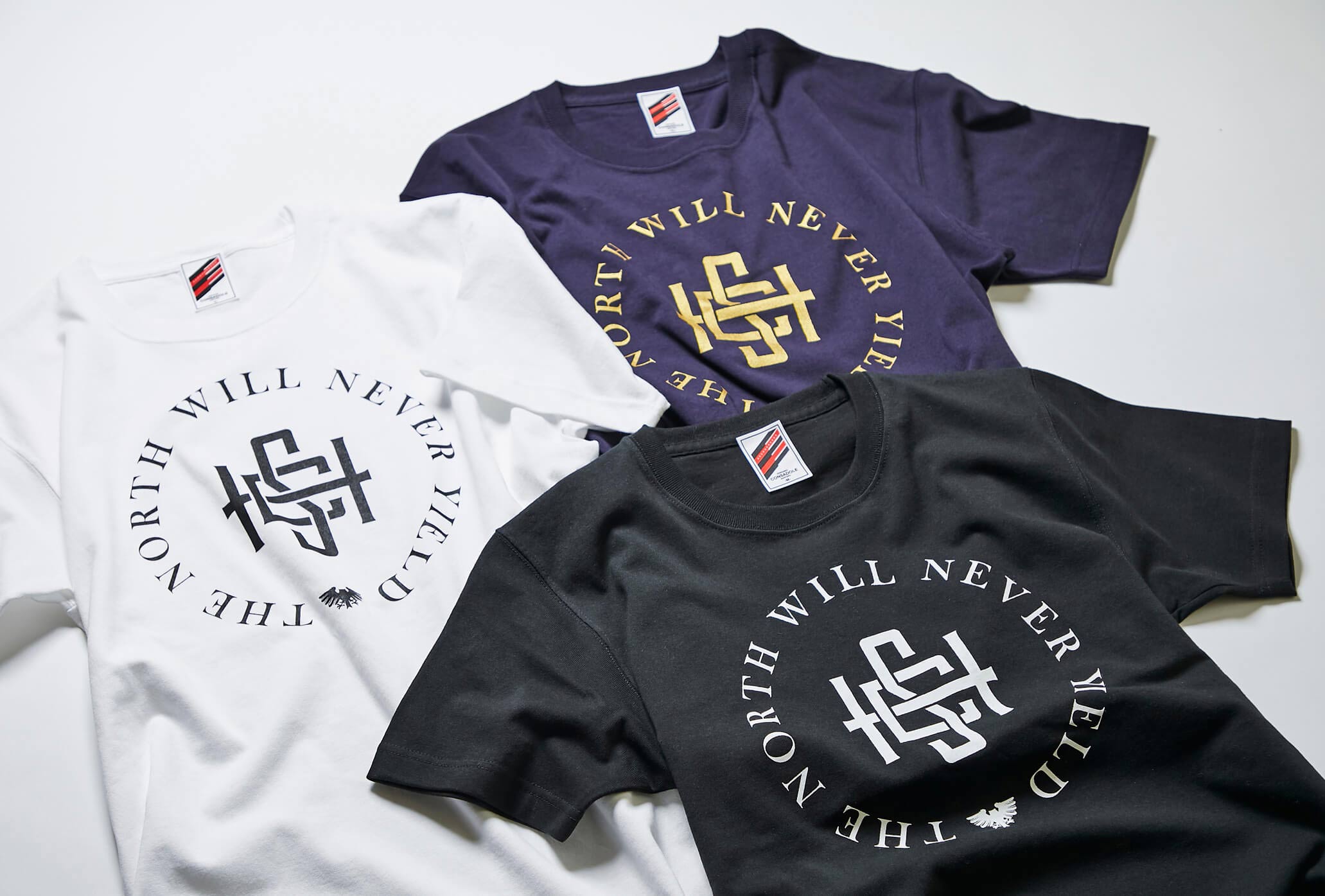 NEVER YIELD T shirts