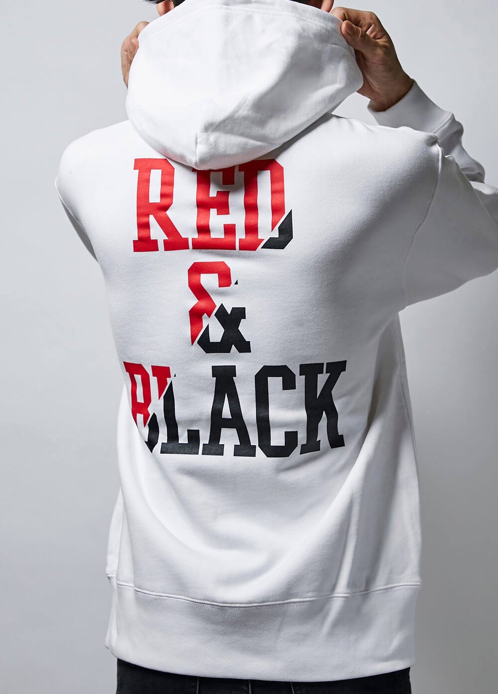 RED AND BLACK Zip Hoodie